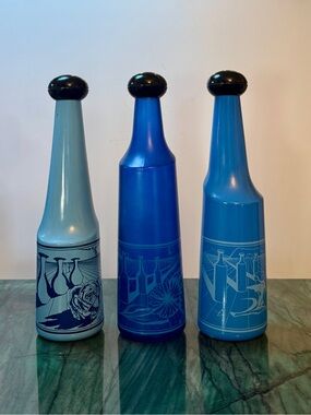 Vintage Salvador Dali bottle set from Italy